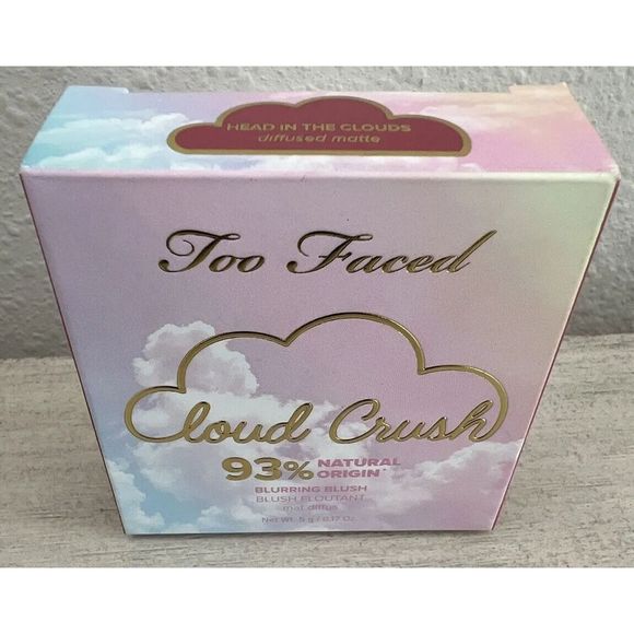 Too Faced Cloud Crush Blurring Blush “Heads In The Clouds”0.17oz/5g BNIB* - Picture 3 of 8